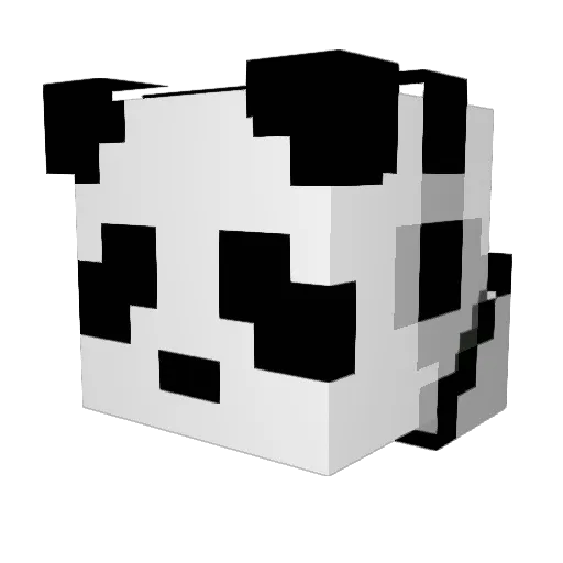 CROW_808 Minecraft avatar head, 3D render