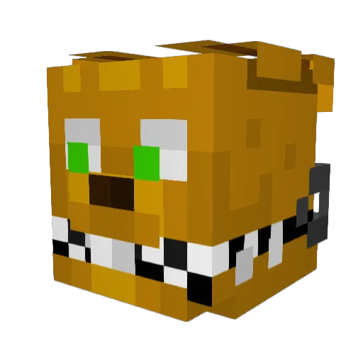 CRRTM Minecraft avatar head, 3D render