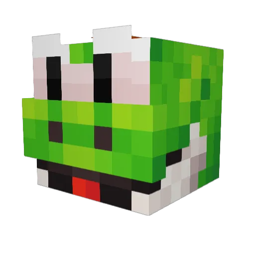 CRU5TY_B34NS Minecraft avatar head, 3D render