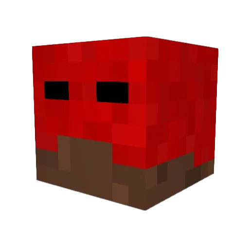 CRUGY647 Minecraft avatar head, 3D render