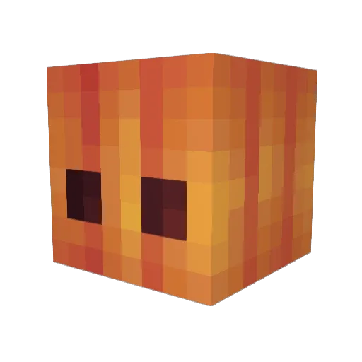 CRUSTI3R Minecraft avatar head, 3D render