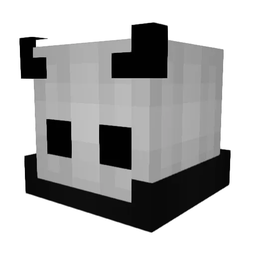 CRUZBOii Minecraft avatar head, 3D render