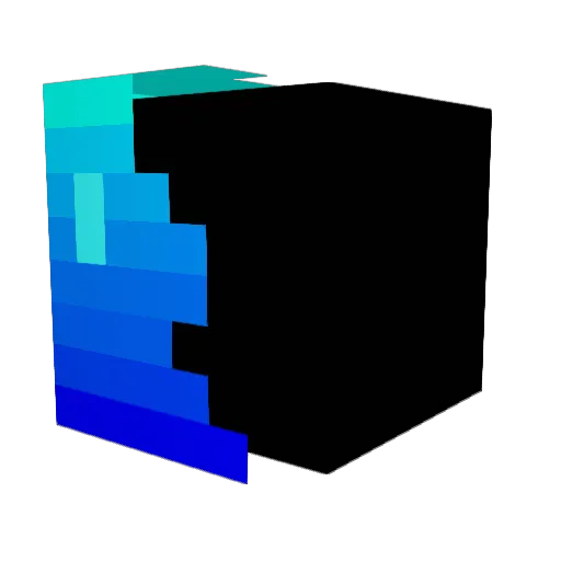 CRXVR Minecraft avatar head, 3D render