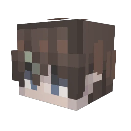 CRYPTEK0_o Minecraft avatar head, 3D render