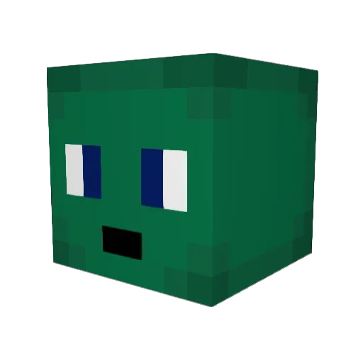 CR_Nucks58 Minecraft avatar head, 3D render