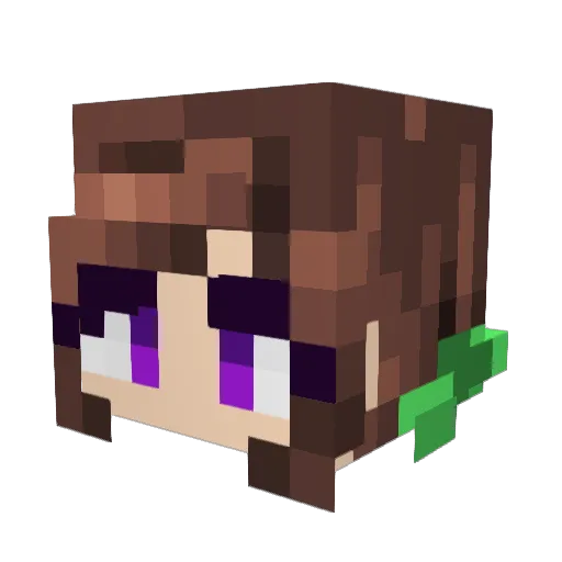 CReepeee Minecraft avatar head, 3D render