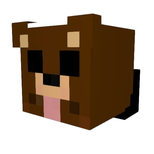 CRiiZZ Minecraft avatar head, 3D render