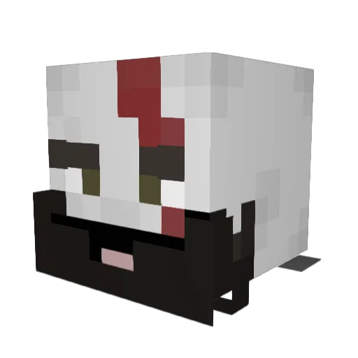 CRing1 Minecraft avatar head, 3D render