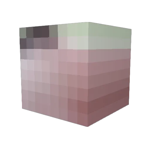 CSDelta13 Minecraft avatar head, 3D render