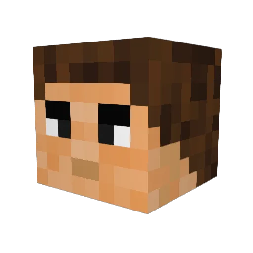CSGO Minecraft avatar head, 3D render