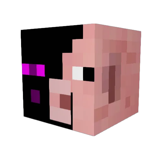 CSGOBUSTER Minecraft avatar head, 3D render