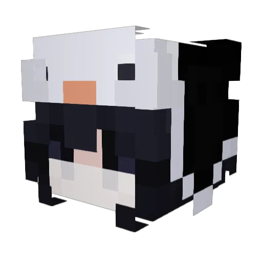 CSGUD Minecraft avatar head, 3D render