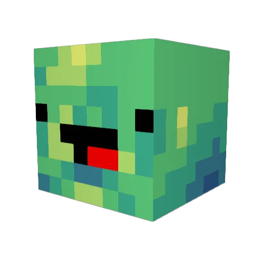 CSLAUGHTER93 Minecraft avatar head, 3D render