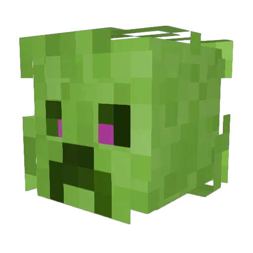 CSMADZ Minecraft avatar head, 3D render