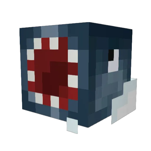 CSN2011_ Minecraft avatar head, 3D render