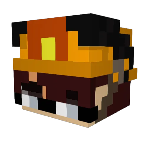 CSSAMMYY Minecraft avatar head, 3D render