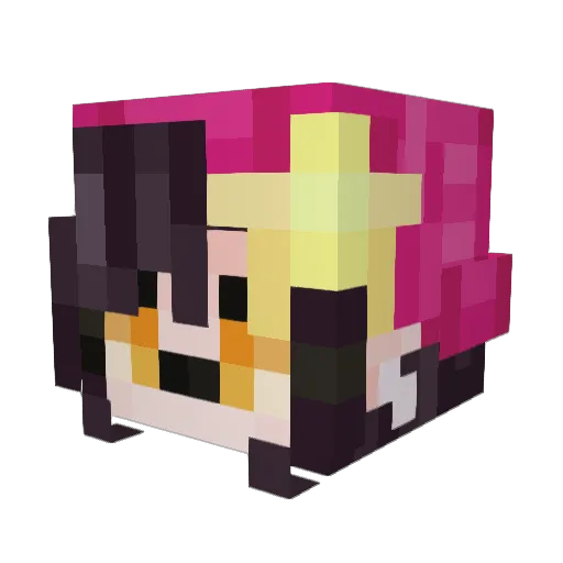 CST4027 Minecraft avatar head, 3D render