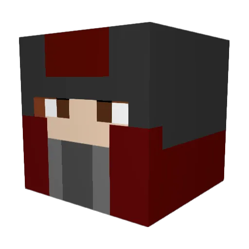 CSTPAPPER Minecraft avatar head, 3D render