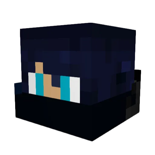 CS_Draons Minecraft avatar head, 3D render