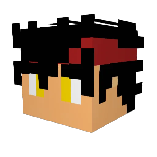 CSage_ Minecraft avatar head, 3D render