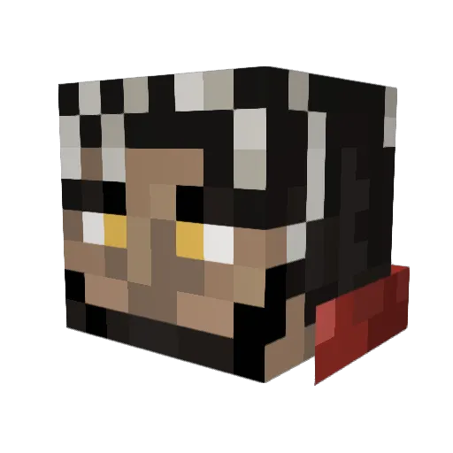 CSand2140 Minecraft avatar head, 3D render