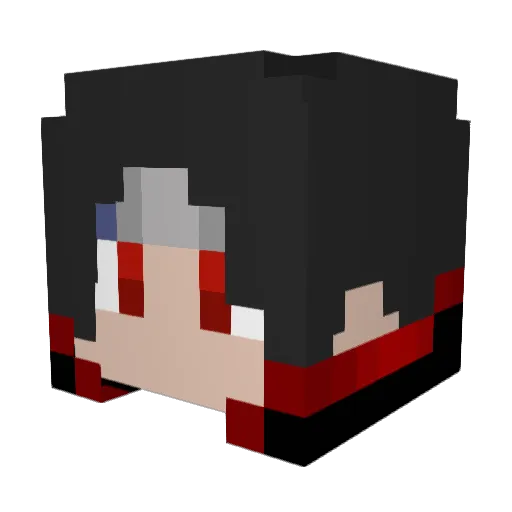 CSelenium Minecraft avatar head, 3D render