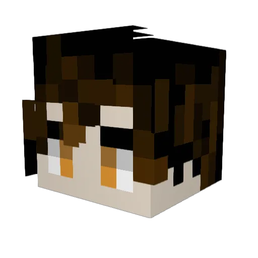 CSymmmm Minecraft avatar head, 3D render