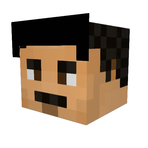 CTCLegend Minecraft avatar head, 3D render