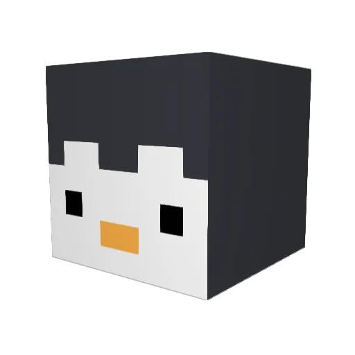 CTCMel Minecraft avatar head, 3D render