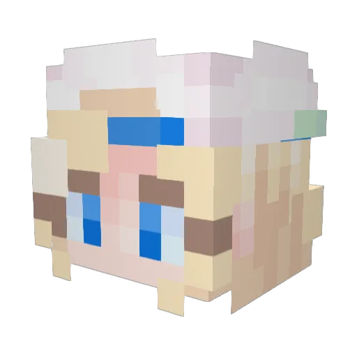 CTCrozier Minecraft avatar head, 3D render