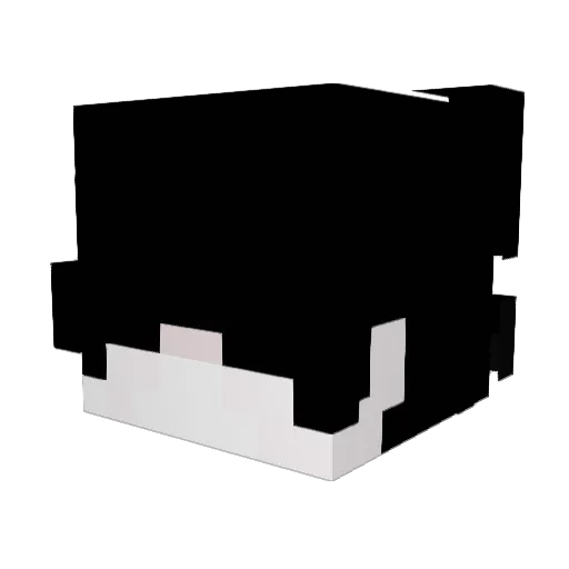 CTL Minecraft avatar head, 3D render