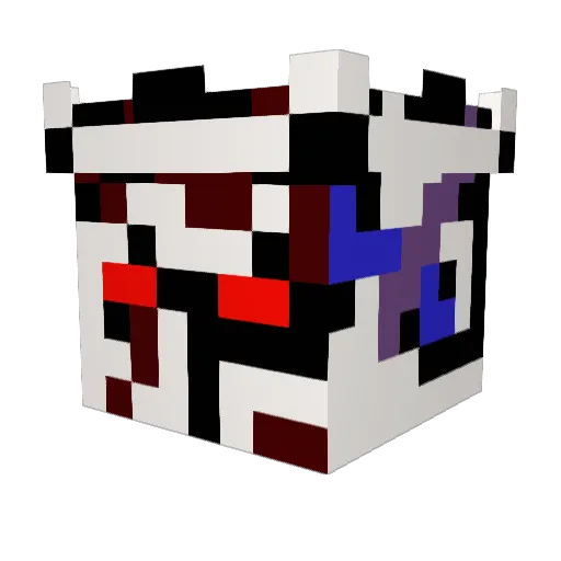 CTLSSJ Minecraft avatar head, 3D render