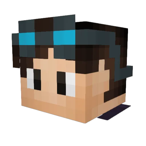 CTLiam69 Minecraft avatar head, 3D render