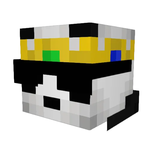 CTMixhael Minecraft avatar head, 3D render