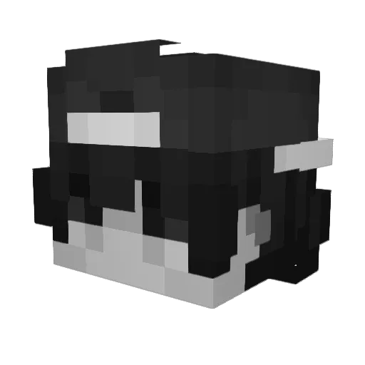 CTRL_JAY Minecraft avatar head, 3D render
