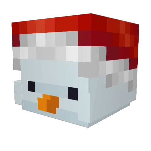 CTRWGH Minecraft avatar head, 3D render