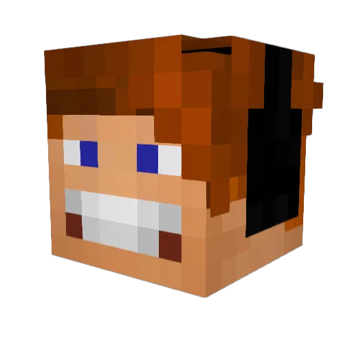 CTSG Minecraft avatar head, 3D render