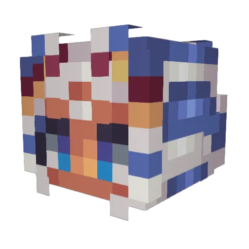 CTS_Json Minecraft avatar head, 3D render
