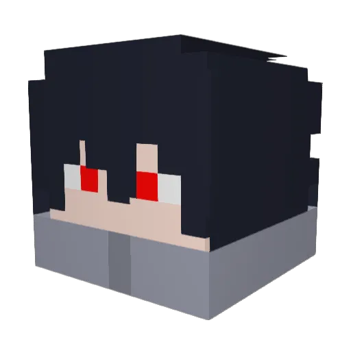 CTYORO Minecraft avatar head, 3D render