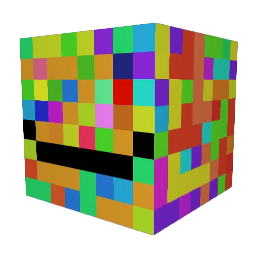 CTZ99 Minecraft avatar head, 3D render