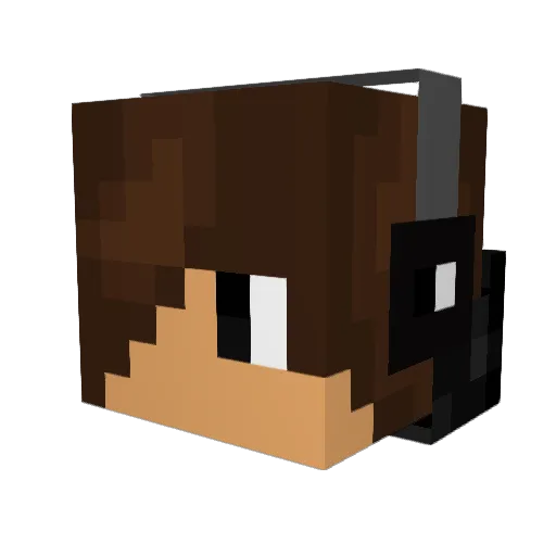 CTakoyaki Minecraft avatar head, 3D render
