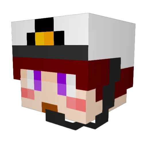 CTsemo Minecraft avatar head, 3D render