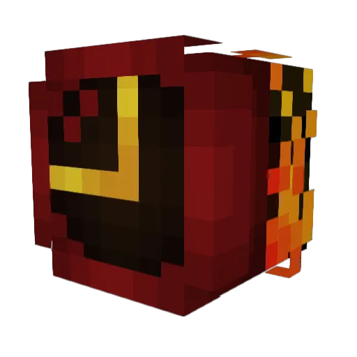 CUBILLION Minecraft avatar head, 3D render