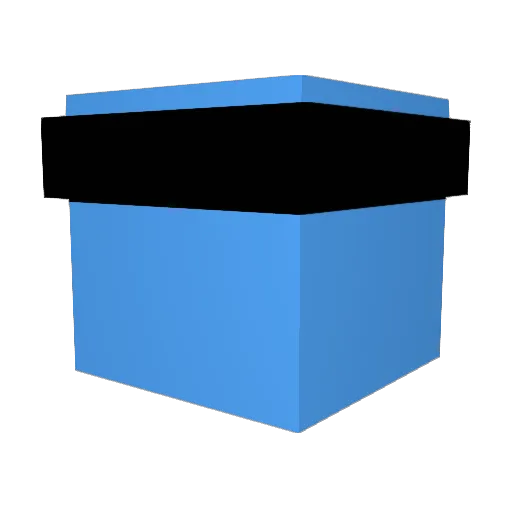 CUrosa Minecraft avatar head, 3D render