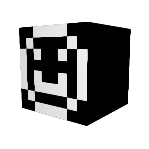 CWM473 Minecraft avatar head, 3D render