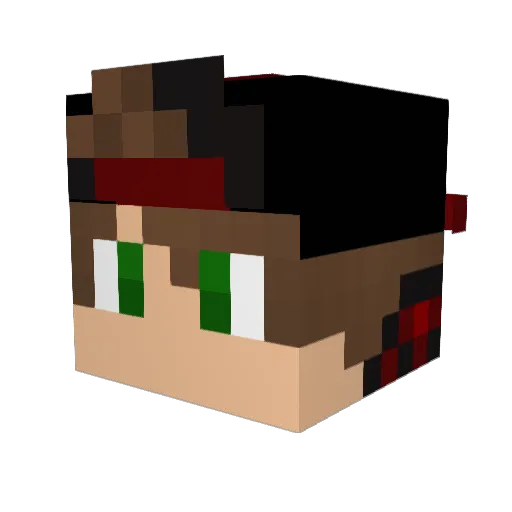 CWMarksman Minecraft avatar head, 3D render