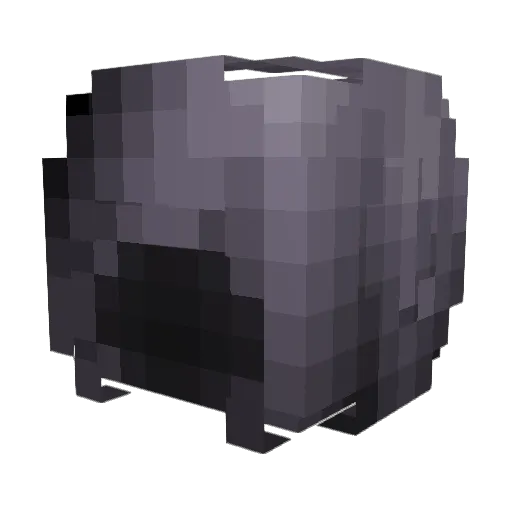 CX4207 Minecraft avatar head, 3D render