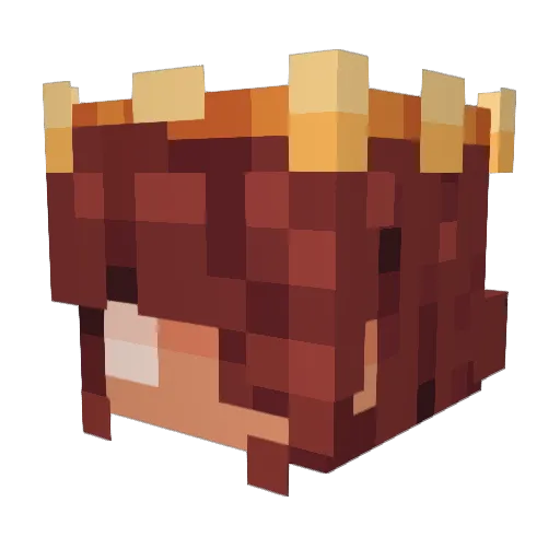 CXMEWITHME Minecraft avatar head, 3D render