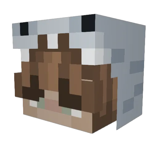 CXTCreon Minecraft avatar head, 3D render