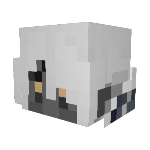 CY5M Minecraft avatar head, 3D render